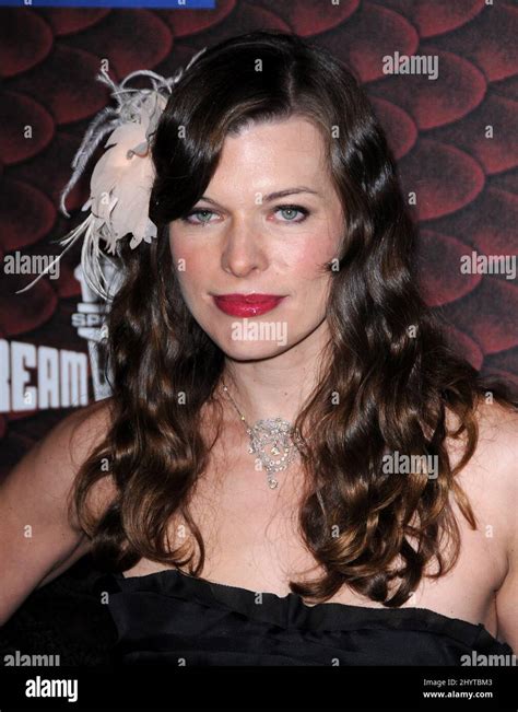 Milla Jovovich At Spike Tv S Scream Awards Held At The Greek Theater Los Angeles Stock