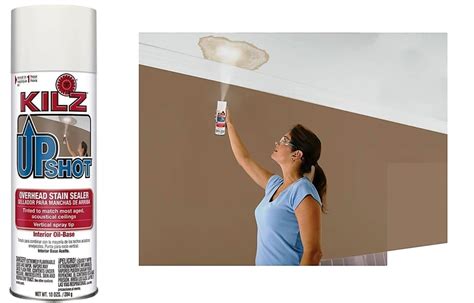 With zero voc, kilz ceiling paint can prevent ceiling stains and resist splashing. Buy the MasterChem 10007 KILZ Upshot Overhead Stain Sealer ...