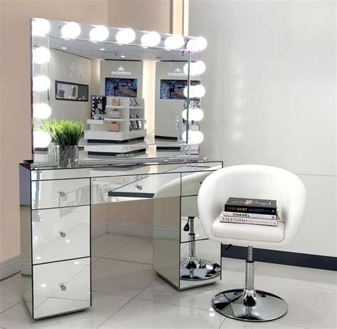 Everly quinn tatianna vanity set with how to choose the vanity furniture sophie premium mirrored vanity table sophie premium mirrored vanity table south beach vanity dresser roman column legs dressing table. Pin by 𝐁𝐚𝐛𝐲𝐆𝐢𝐫𝐥 on Home | Mirrored vanity table, Vanity ...