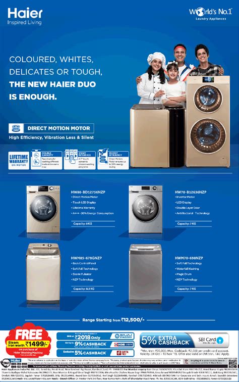 Haier Washing Machines Direct Motion Motor Ad Advert Gallery