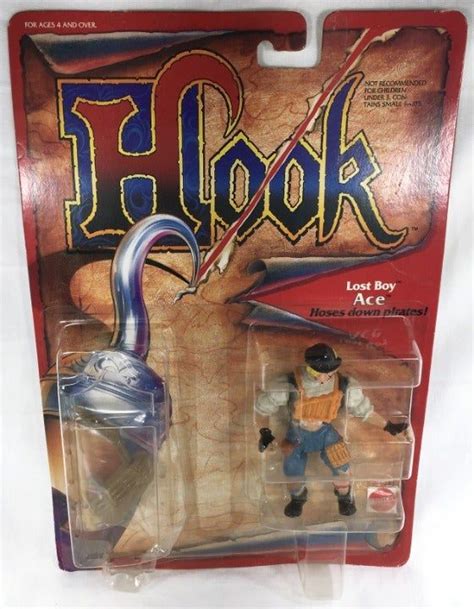 1991 Hook Vintage Lost Boy Ace Action Figure Moc Sealed Misb Mattel Tri