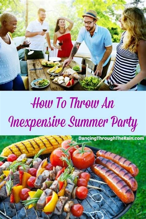 How To Throw An Inexpensive Summer Party