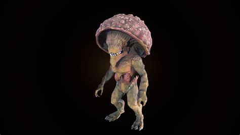 3D model mushroom monster | CGTrader