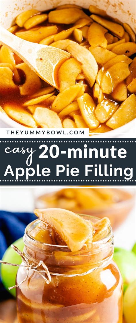 Healthy Apple Pie Filling Vanilla Pie Filling Quick Apple Pie Apple Pie Filling Recipes