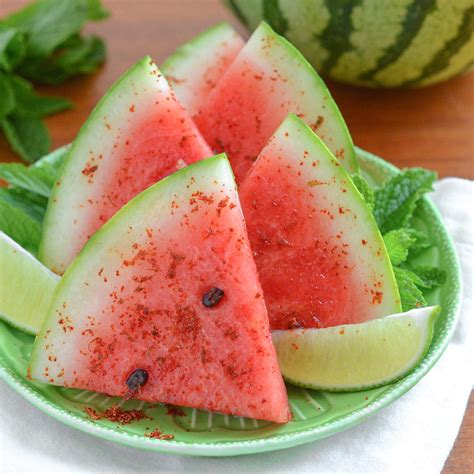 Recipe Watermelon With Chile Salt And Lime Kitchn