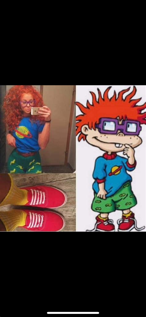 Chuckie Finster Tshirt Rugrats Costume Saturn By Hot Sex Picture