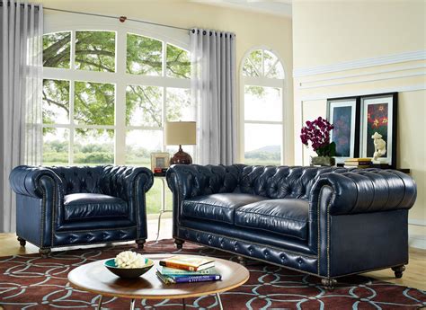 We did not find results for: Durango Rustic Blue Leather Living Room Set from TOV (S38 ...