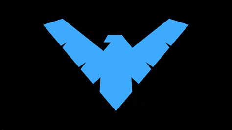 Nightwing Desktop Logo Wallpapers Wallpaper Cave