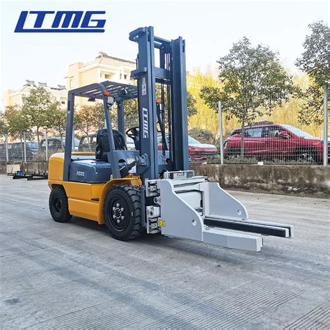 Optional Attachments Hydraulic Fork Lifter Diesel 35ton Forklift With