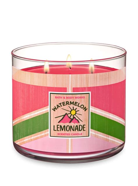 Watermelon Lemonade 3 Wick Candle Bath And Body Works Summer 2018 Products Popsugar Beauty