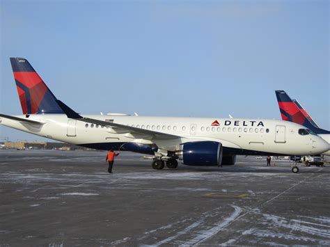 Msp Airport On Twitter The First Airbus A220 Ever Came To Msp This