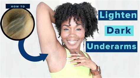 How To Lighten Dark Underarms Fast And Naturally At Home Shaving And