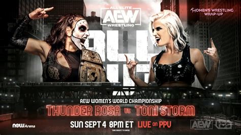 Title Match Added To Aew All Out Wwe Womens Tag Team Tourney