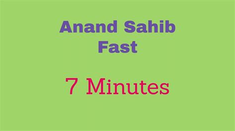 Anand Sahib Fast Anand Sahib Path Gurjinder Singh In 2020 Holy