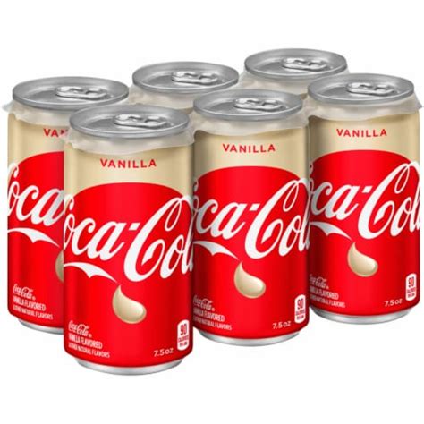 Coca Cola Vanilla Mini Cans 6 Cans 75 Fl Oz Smiths Food And Drug