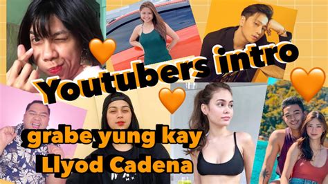 copying immitating filipino youtubers lloyd cadena napakabilis ng intro youtube