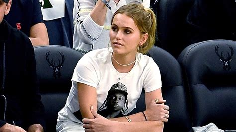 bucks owner s daughter wearing a pusha t shirt sitting courtside youtube