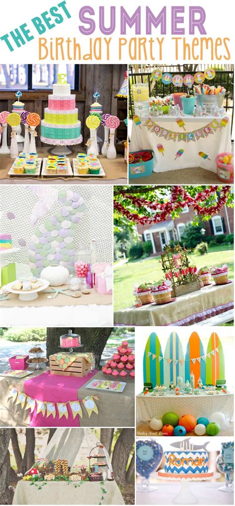 15 Best Summer Birthday Party Themes Design Dazzle