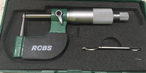 Gunworks Rcbs Vernier Ball Micrometer 87324