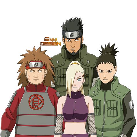 Naruto Shippudenteam Asuma Team 10 By Iennidesign On