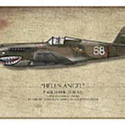 Flying Tiger P Warhawk Map Background Poster By Craig Tinder Pixels