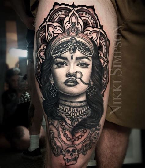 75 beautiful lady head tattoos by some of the world s best artists in 2022 head tattoos