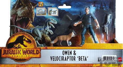 Owen And Velociraptor Beta In Doos Jurassic World Dominion Old School Toys