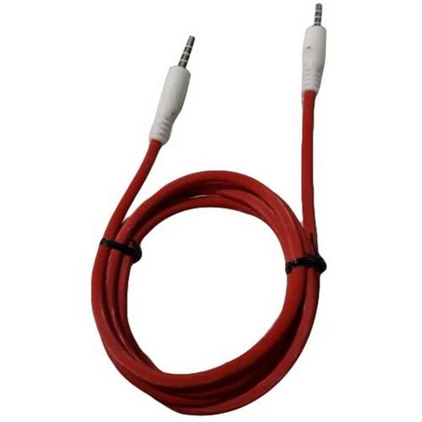 Aux Red Cable At Rs 30piece Auxiliary Cable In Noida Id 20049277412