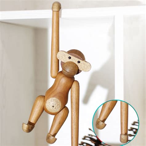 Decorative Wooden Monkey Hanger