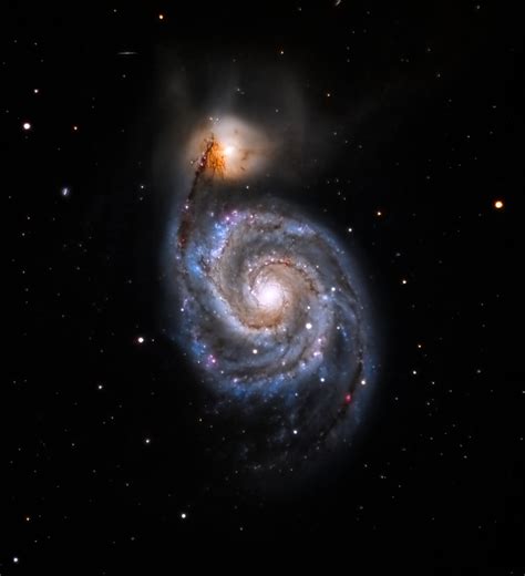 The Whirlpool Galaxy M51 Telescope Live