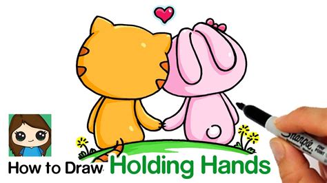 How To Draw Friends Holding Hands Cartoon Çocuk Gelişimi Çocuk