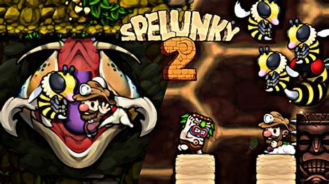 these 3 mods completely add spelunky hd s jungle to spelunky 2 youtube