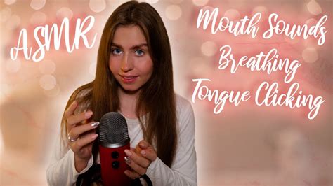 [asmr] 👄mouth sounds 🌬breathing 👅tongue clicking youtube