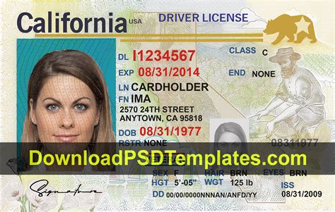 Fake Driving License Templates 2021 Us Driver License Id