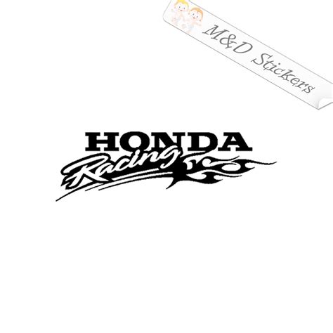 Honda Racing 4 5 30 Vinyl Decal In Different Colors And Size For C Mandd Stickers