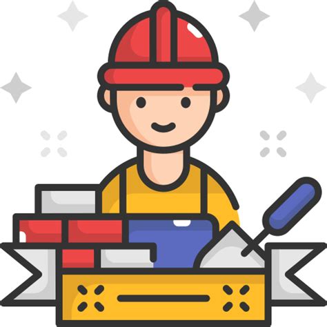Builder Free Professions And Jobs Icons