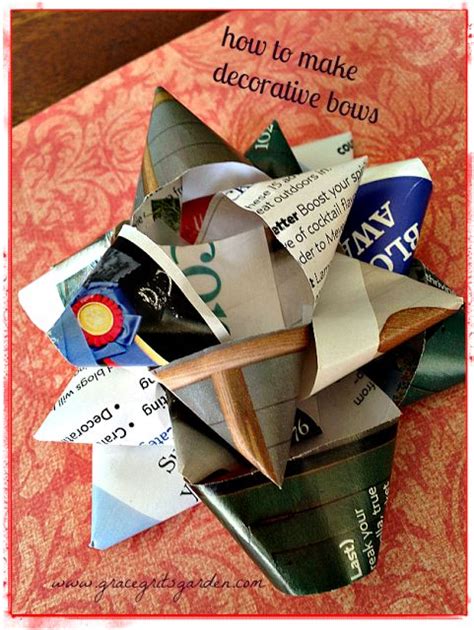 How To Make Decorative T Wrap Bows What A Cool Way To Reuse Old