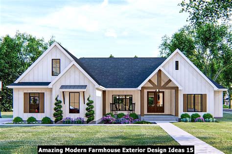Amazing Modern Farmhouse Exterior Design Ideas 15 Pimphomee