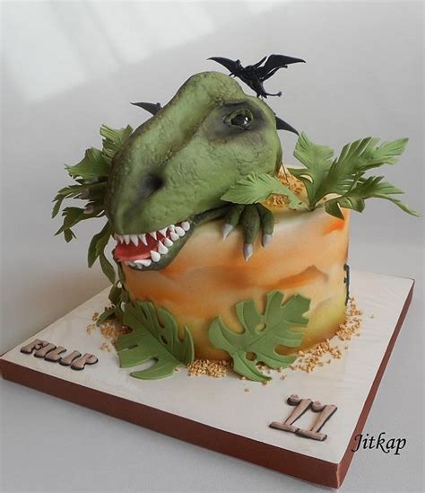 Jurassic World Cake Cake By Jitkap Cakesdecor