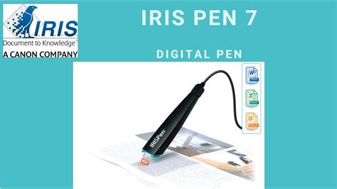 Irispen 7 The Smart Pen Scanner Youtube