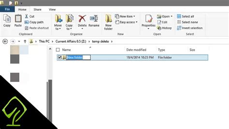 Keyboard Shortcut To Create New Folders On Windows 7 8 81 Youtube