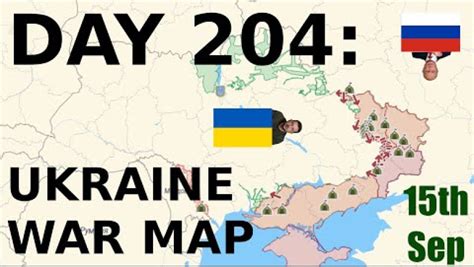 Day 204 Ukraine War Map Nexth City