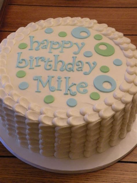 Simple Buttercream Birthday Cake That Could Be Knocked Out Pretty Quick Buttercream Birthday
