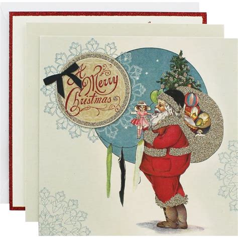 Hallmark Santa Christmas Cards Pack Of 18 Christmas Cards At The