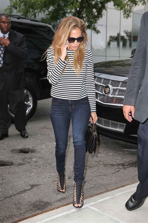 Jennifer Lopez In Jeans Out In New York City June Celebsla Com
