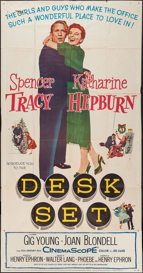 Desk Set 1957 Katharine Hepburn Spencer Tracy Classic Movie