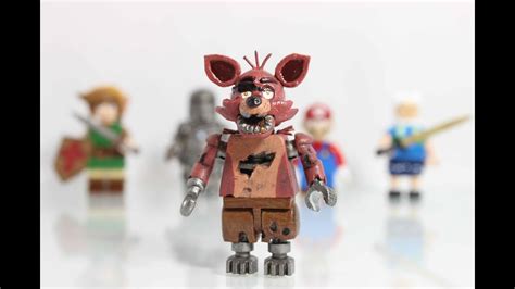 Five Nights At Freddys Customs Lego Foxy Minifigure Youtube