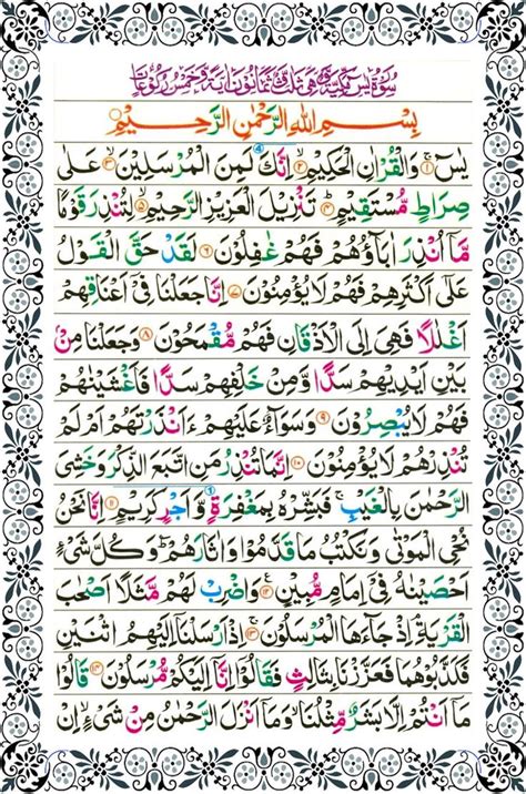 Surat Yasin Full Surah E Yasin Read Holy Quran Online At