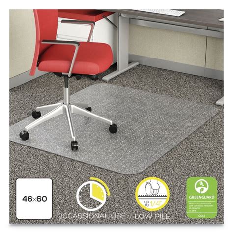 Deflecto Economat Occasional Use Chair Mat Low Pile Carpet Roll 46 X