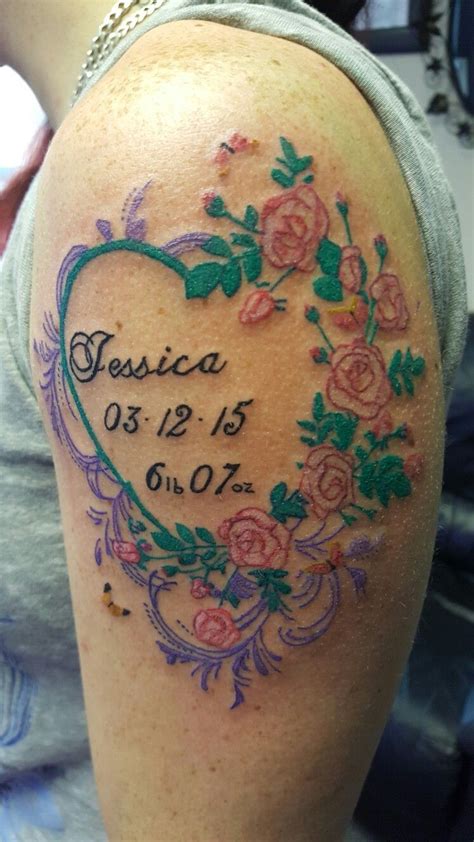 A Lovely Rose And Heart Tattoo Heart Tattoo Tattoos Ink Tattoo